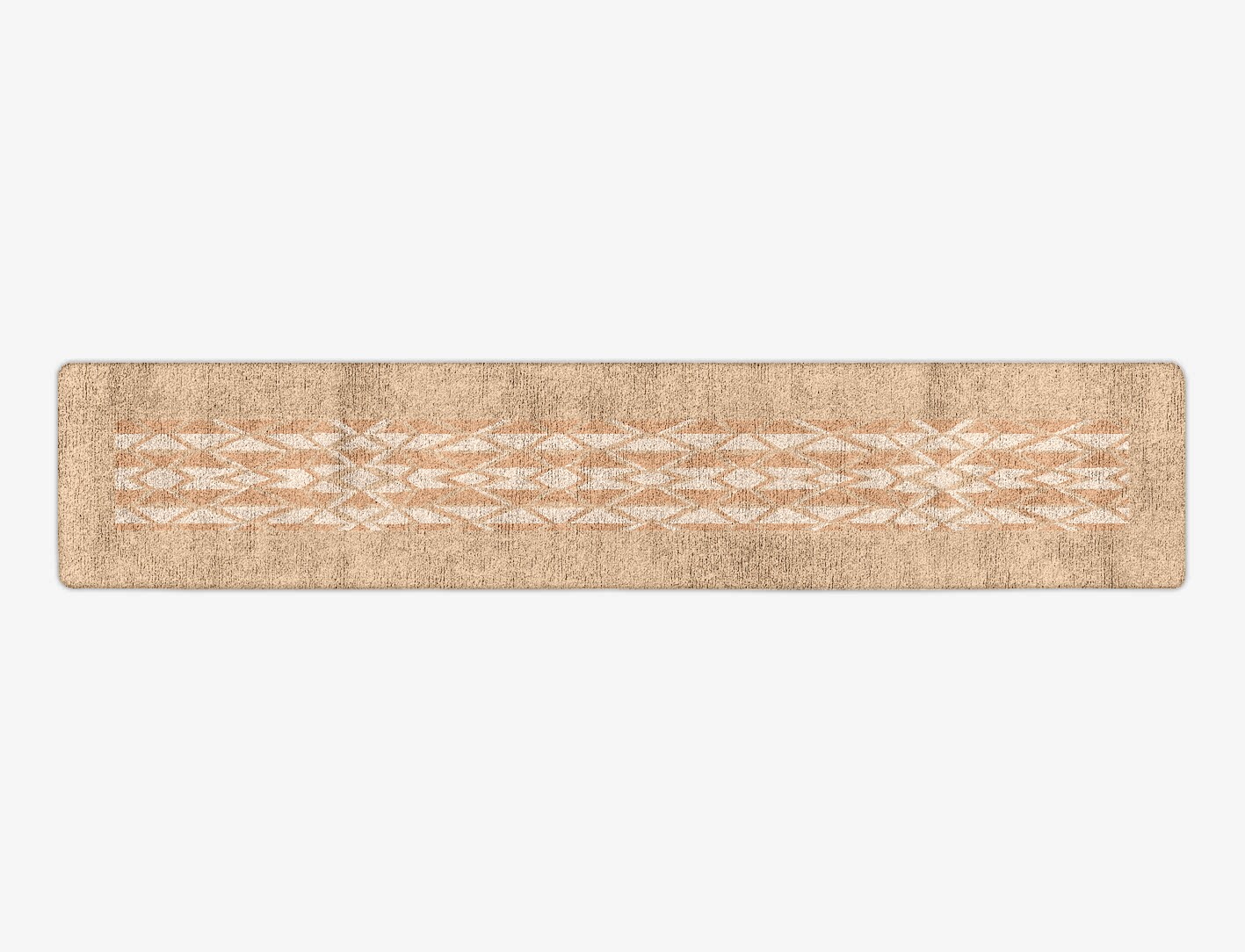 Sekkei Origami Runner Hand Tufted Bamboo Silk Custom Rug by Rug Artisan