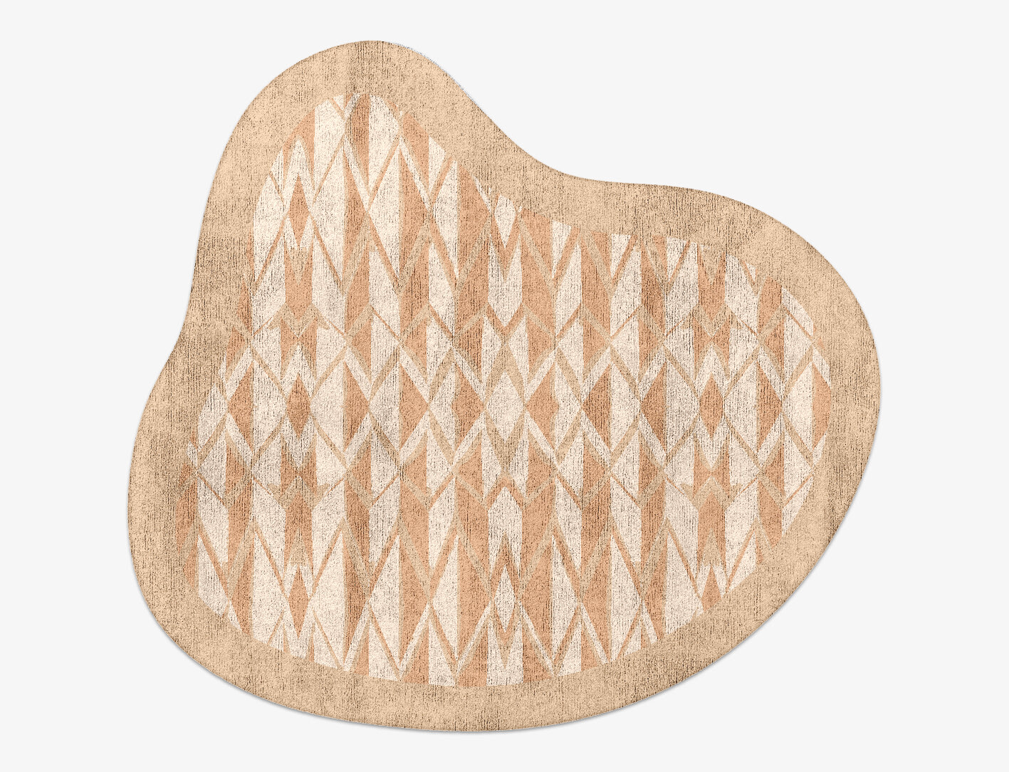 Sekkei Origami Splash Hand Tufted Bamboo Silk Custom Rug by Rug Artisan