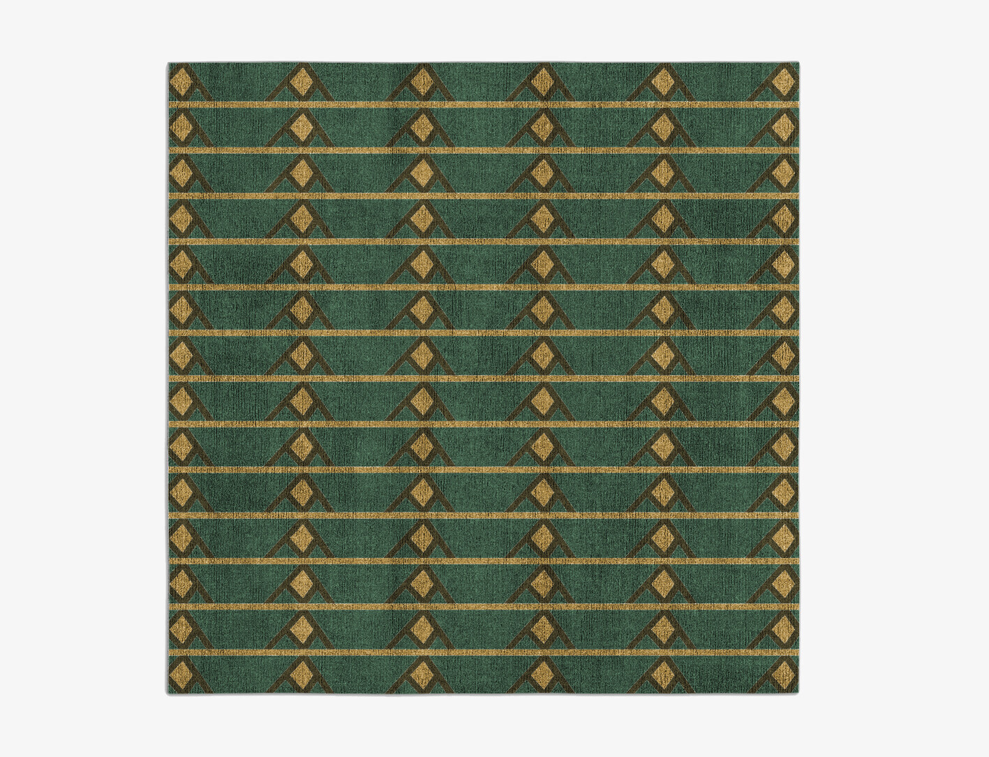Sephora Geometric Square Flatweave Bamboo Silk Custom Rug by Rug Artisan