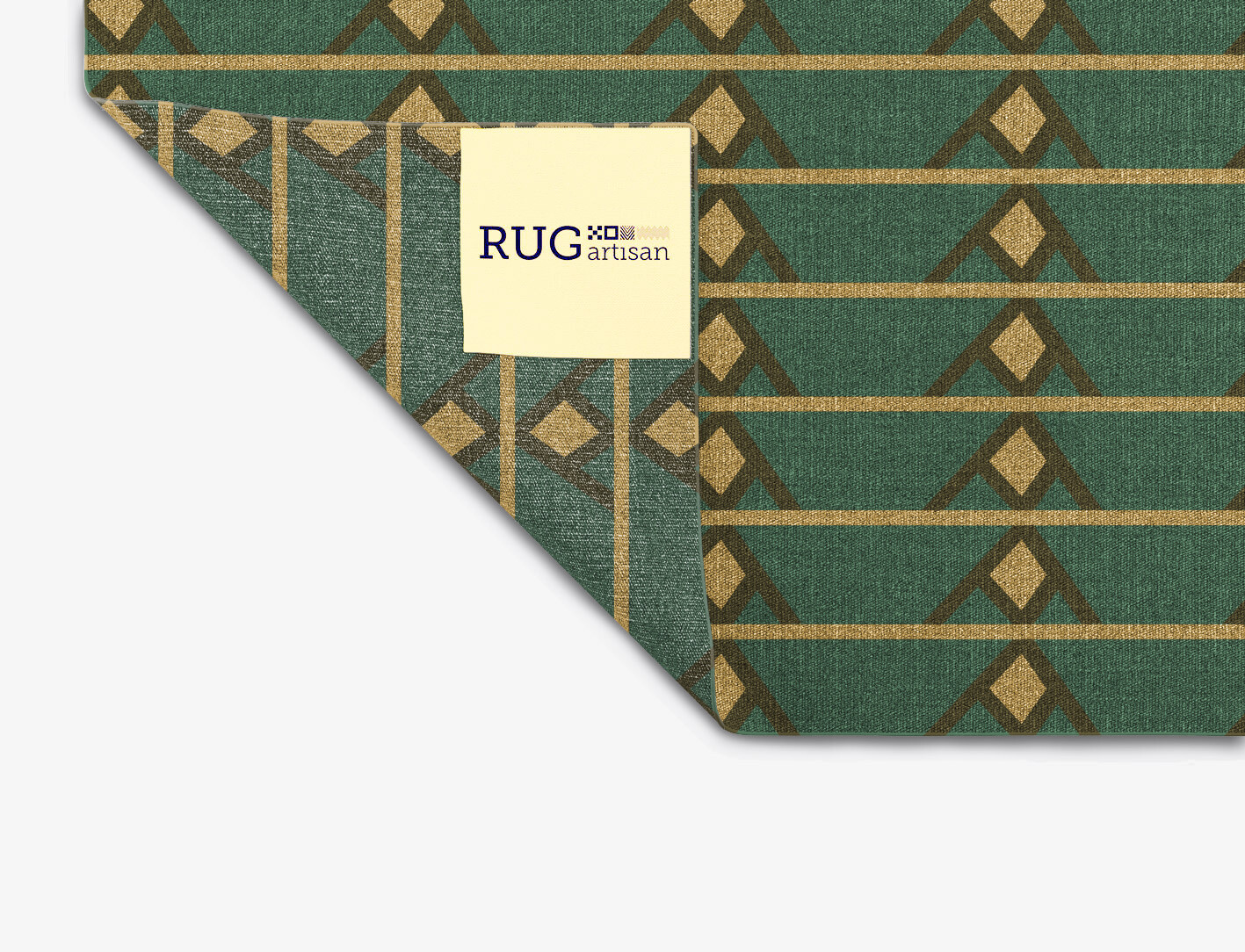 Sephora Geometric Square Flatweave New Zealand Wool Custom Rug by Rug Artisan