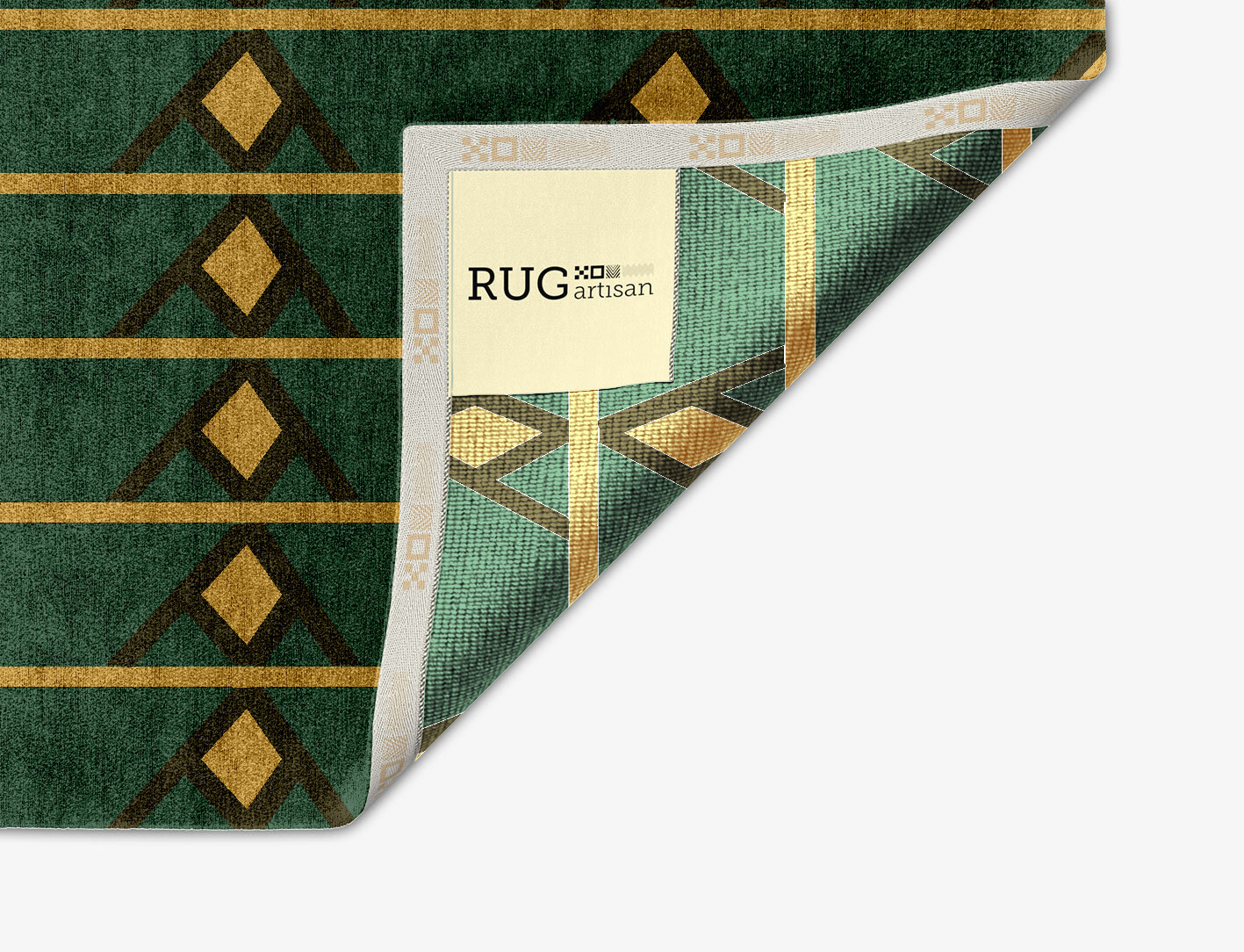 Sephora Geometric Arch Hand Knotted Bamboo Silk Custom Rug by Rug Artisan