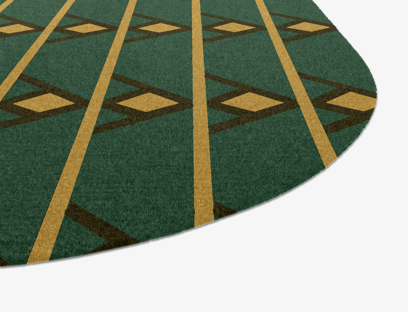 Sephora Geometric Oblong Hand Knotted Tibetan Wool Custom Rug by Rug Artisan