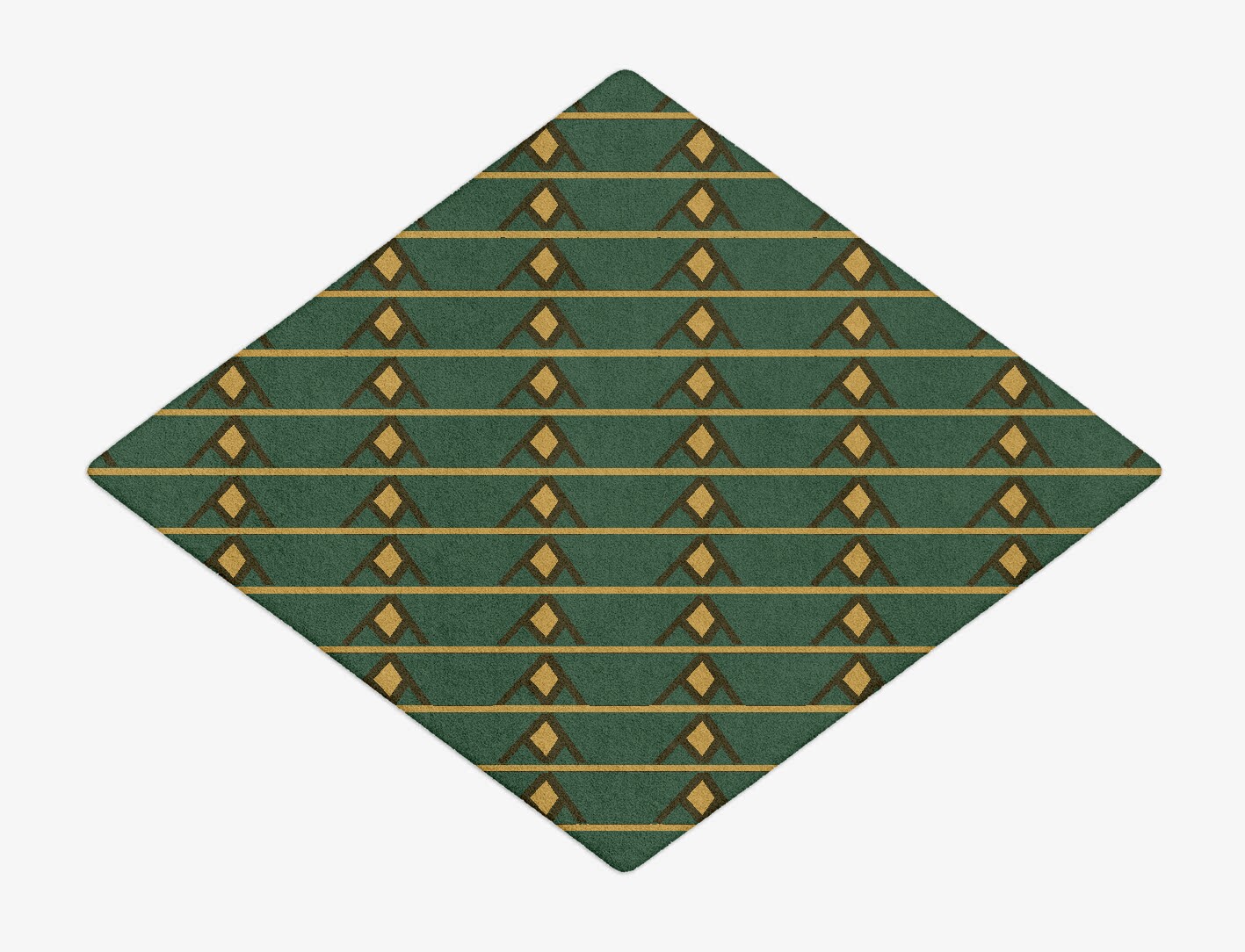 Sephora Geometric Diamond Hand Tufted Pure Wool Custom Rug by Rug Artisan