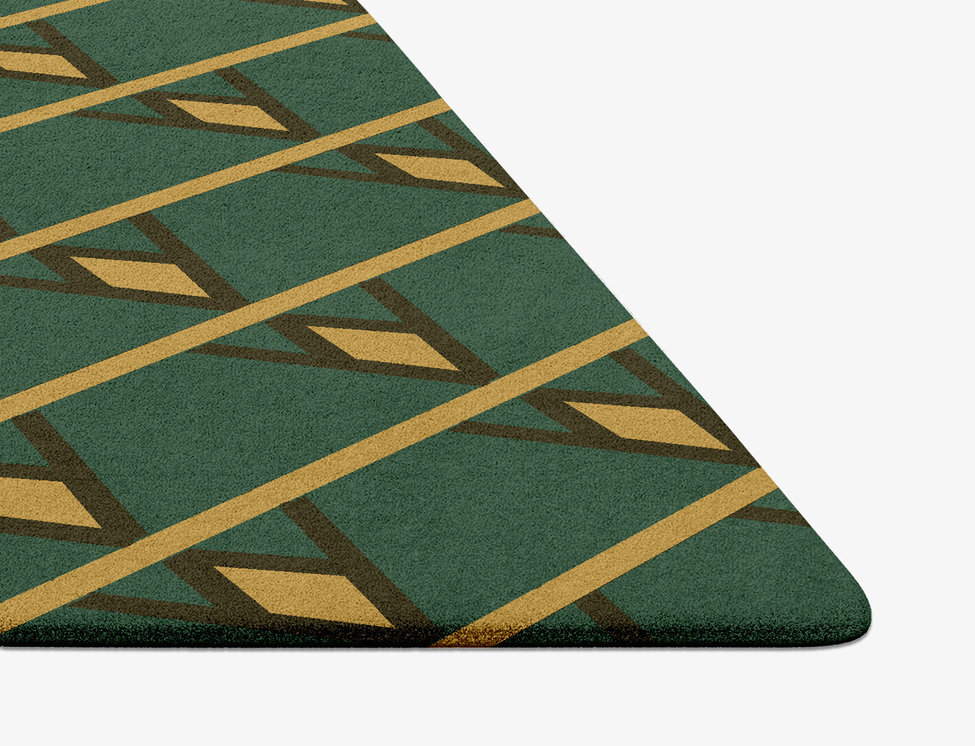 Sephora Geometric Diamond Hand Tufted Pure Wool Custom Rug by Rug Artisan