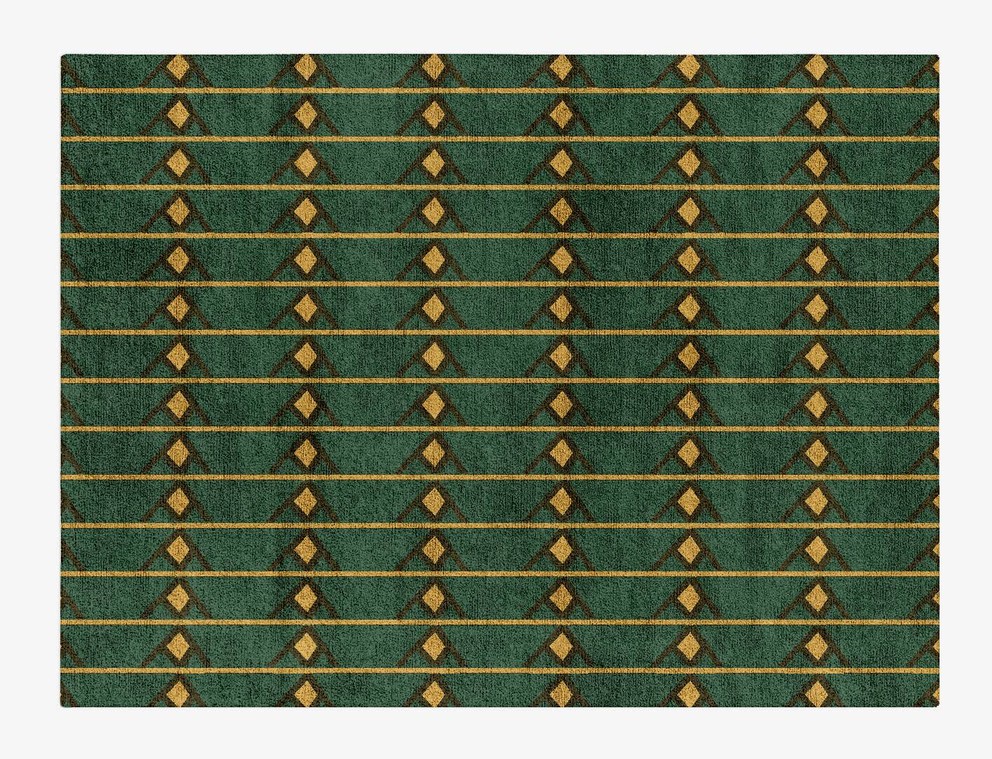 Sephora Geometric Rectangle Hand Tufted Bamboo Silk Custom Rug by Rug Artisan