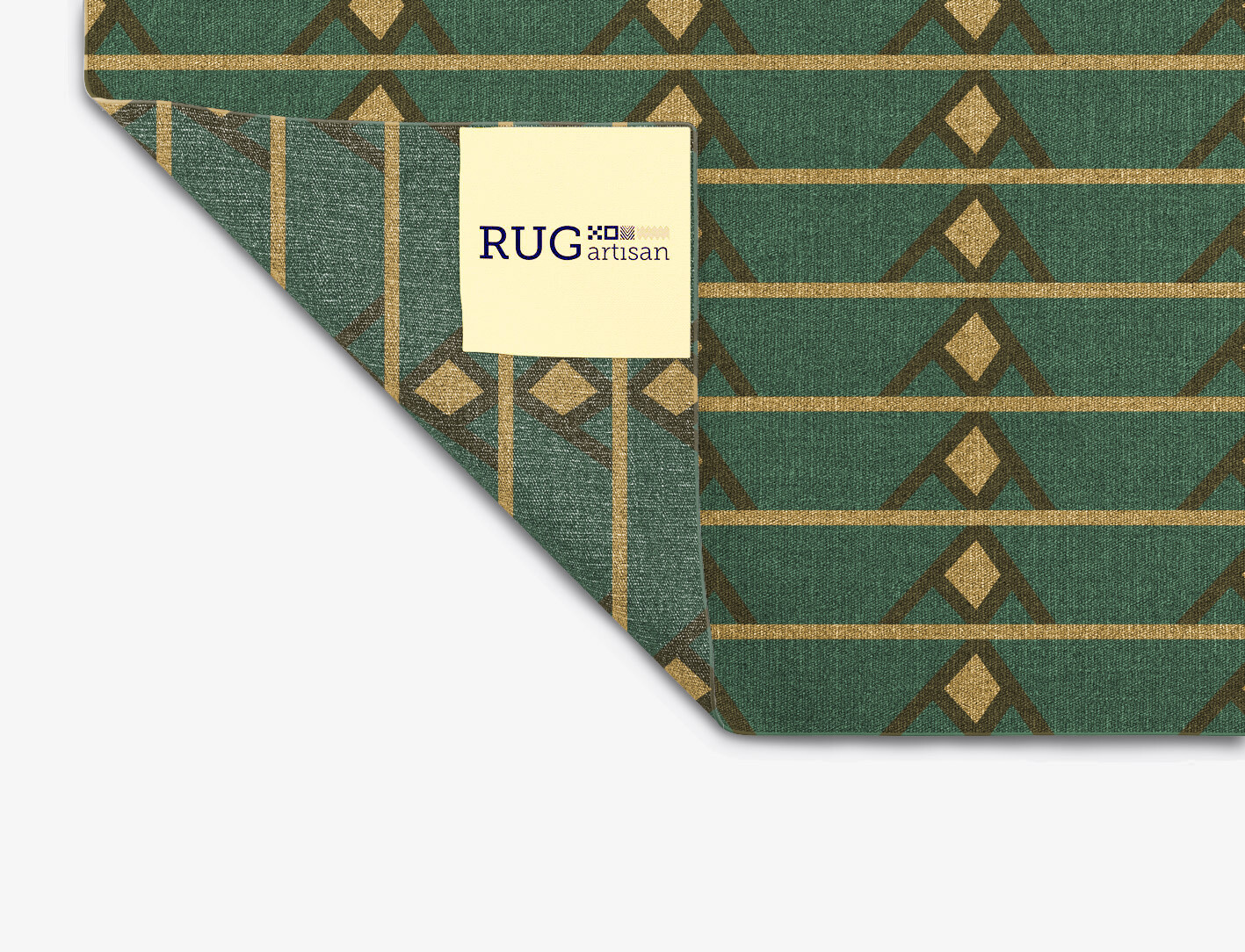 Sephora Geometric Rectangle Outdoor Recycled Yarn Custom Rug by Rug Artisan
