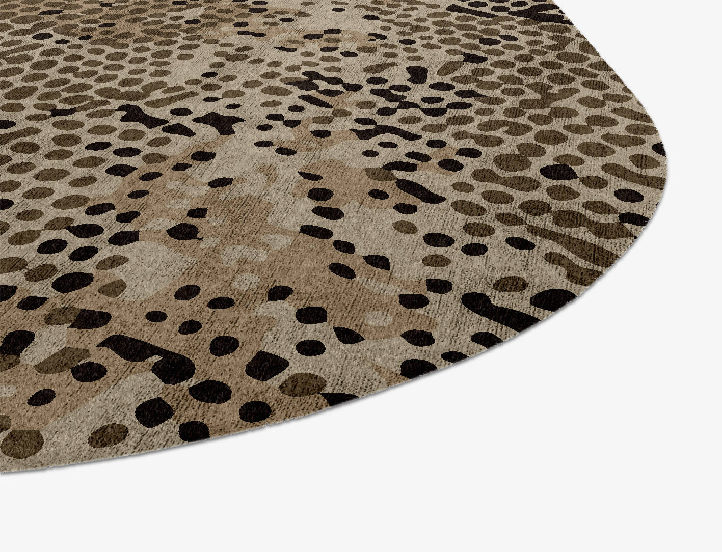 Serpent Animal Prints Oblong Hand Knotted Bamboo Silk Custom Rug by Rug Artisan