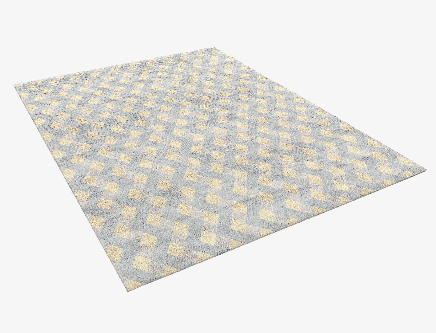 Serpentine Kids Rectangle Hand Knotted Bamboo Silk Custom Rug by Rug Artisan