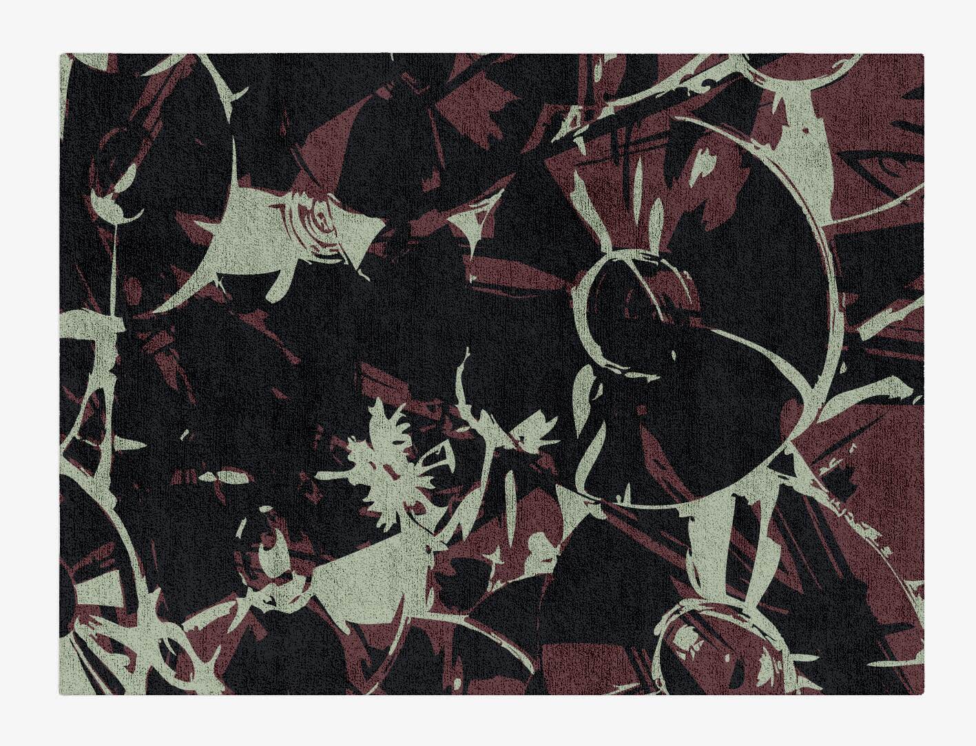 Seventy Eight Abstract Rectangle Hand Tufted Bamboo Silk Custom Rug by Rug Artisan