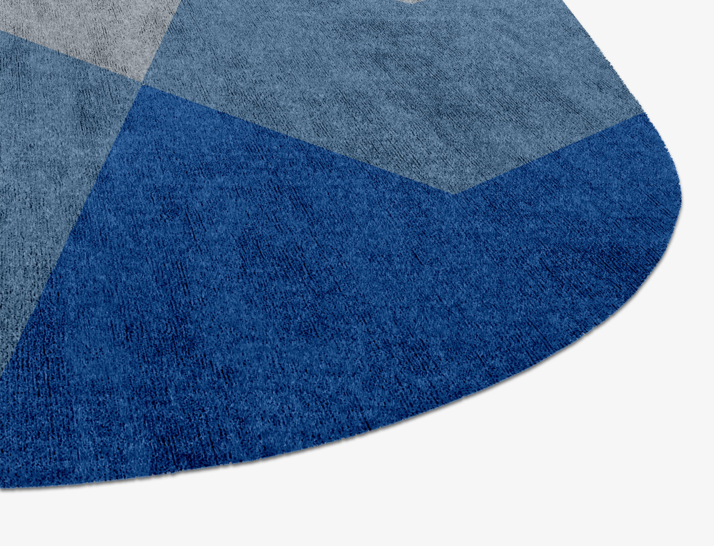 Shades Geometric Eight Hand Knotted Bamboo Silk Custom Rug by Rug Artisan