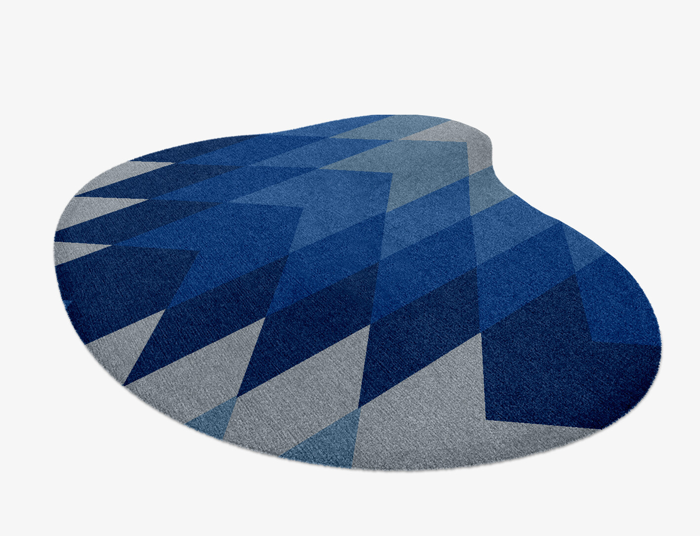 Shades Geometric Splash Hand Knotted Tibetan Wool Custom Rug by Rug Artisan