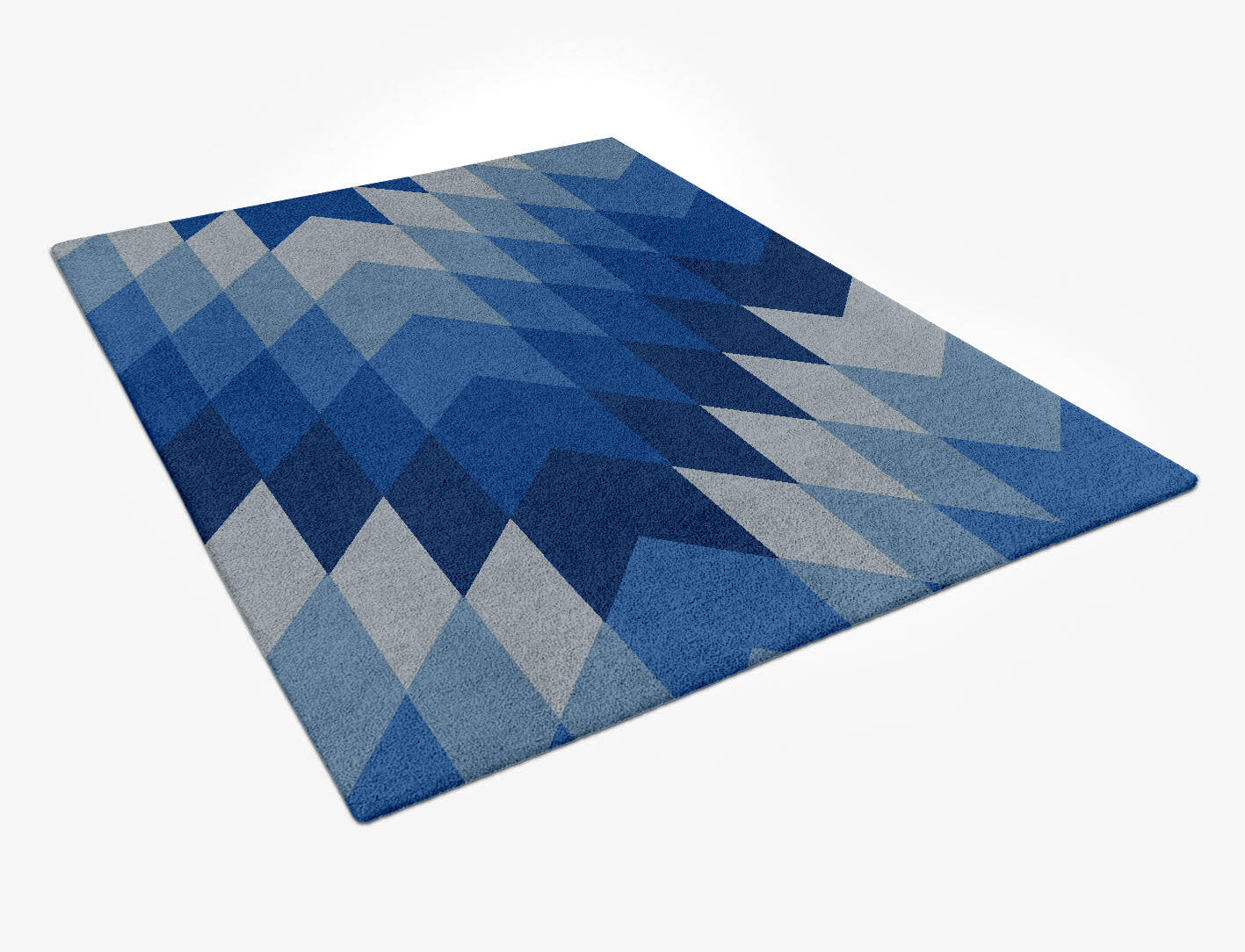 Shades Modern Geometrics Rectangle Hand Tufted Pure Wool Custom Rug by Rug Artisan