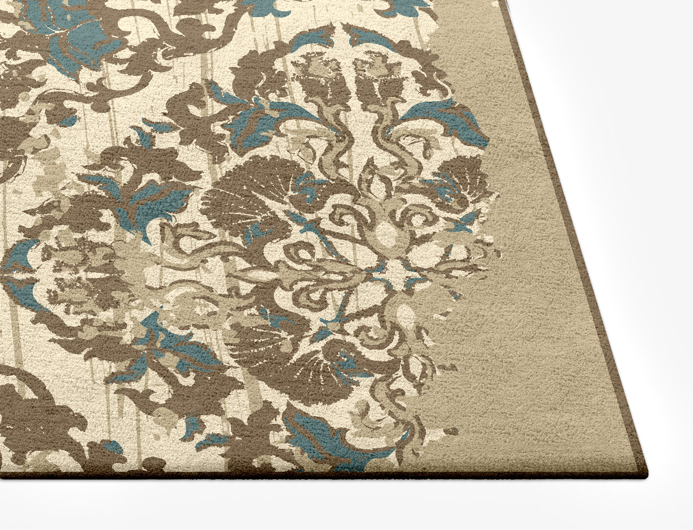 Shahla Persian Bagh Rectangle Hand Tufted Pure Wool Custom Rug by Rug Artisan