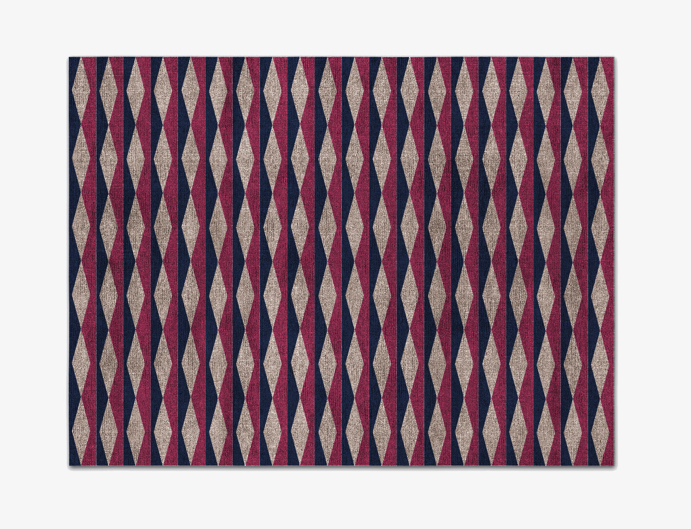 Shallot Geometric Rectangle Flatweave Bamboo Silk Custom Rug by Rug Artisan