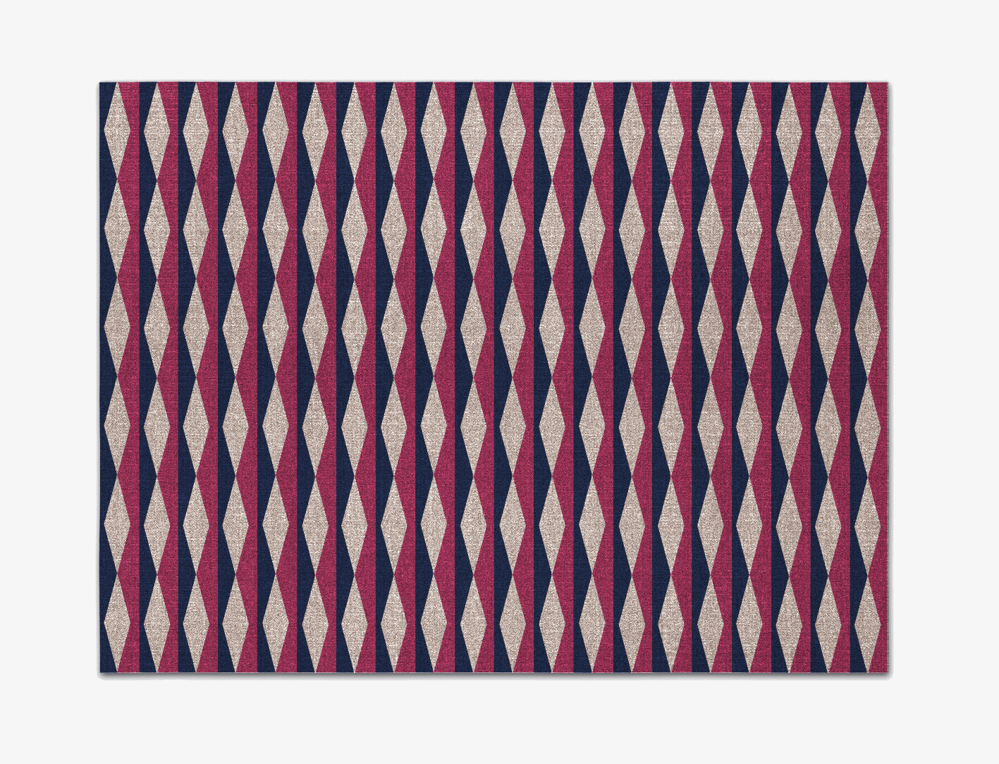 Shallot Geometric Rectangle Flatweave New Zealand Wool Custom Rug by Rug Artisan