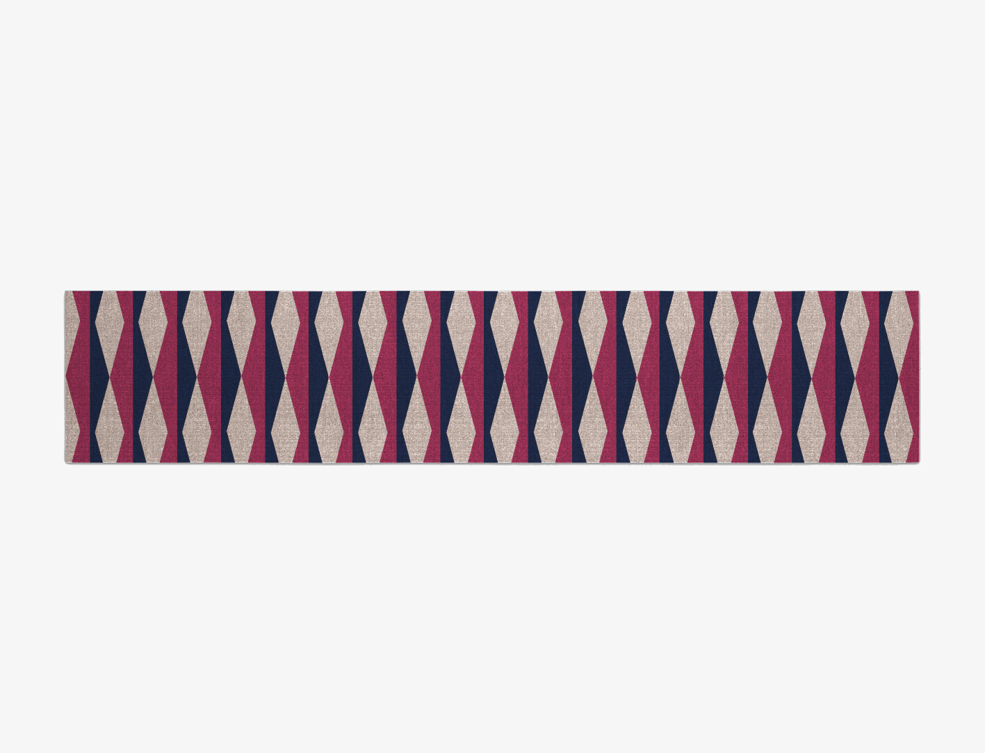 Shallot Geometric Runner Flatweave New Zealand Wool Custom Rug by Rug Artisan