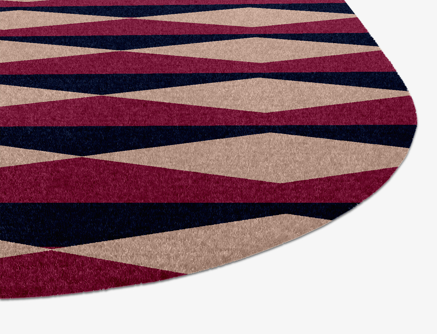 Shallot Geometric Eight Hand Knotted Tibetan Wool Custom Rug by Rug Artisan