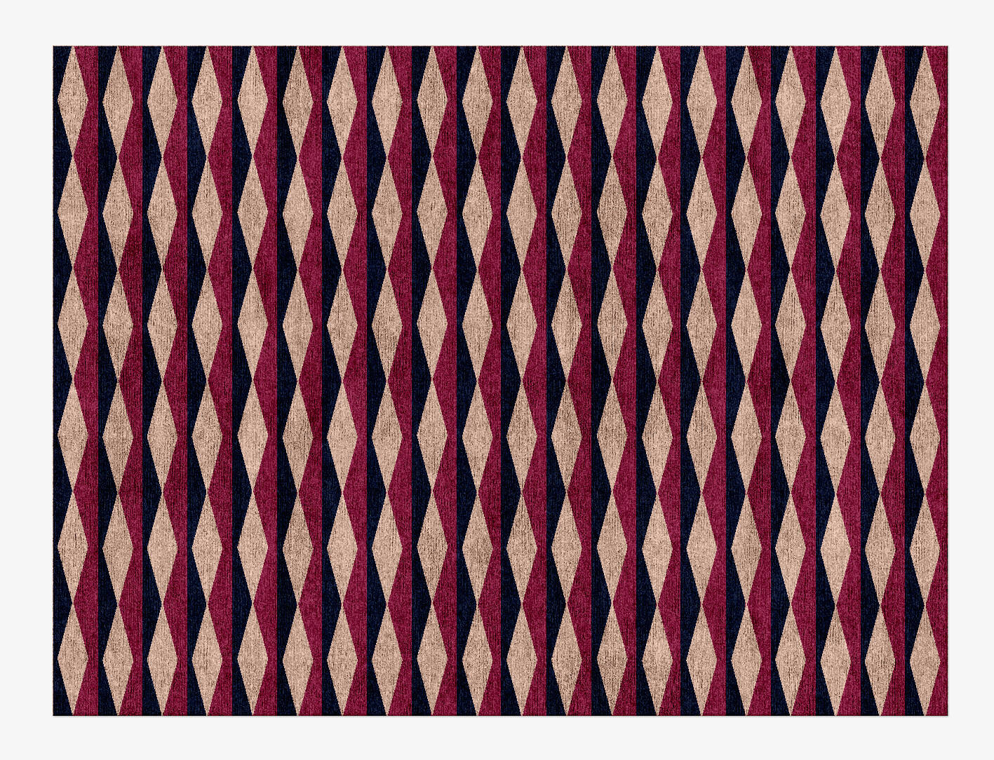 Shallot Geometric Rectangle Hand Knotted Bamboo Silk Custom Rug by Rug Artisan
