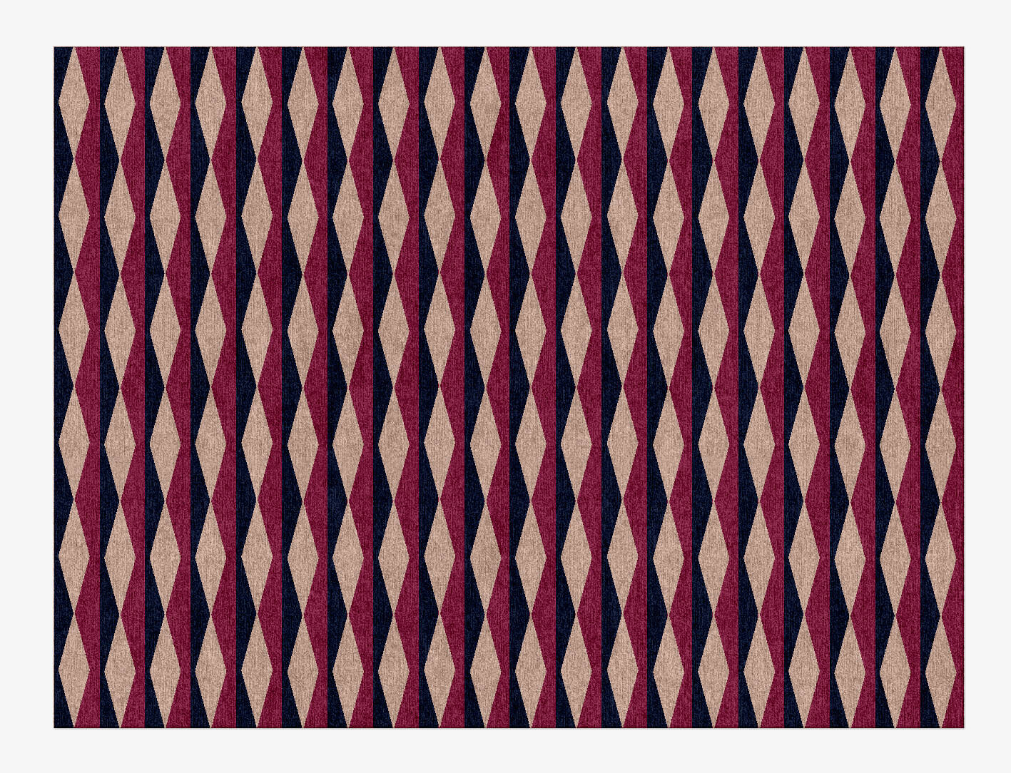 Shallot Geometric Rectangle Hand Knotted Tibetan Wool Custom Rug by Rug Artisan