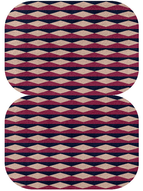 Shallot Geometric Eight Hand Tufted Pure Wool Custom Rug by Rug Artisan