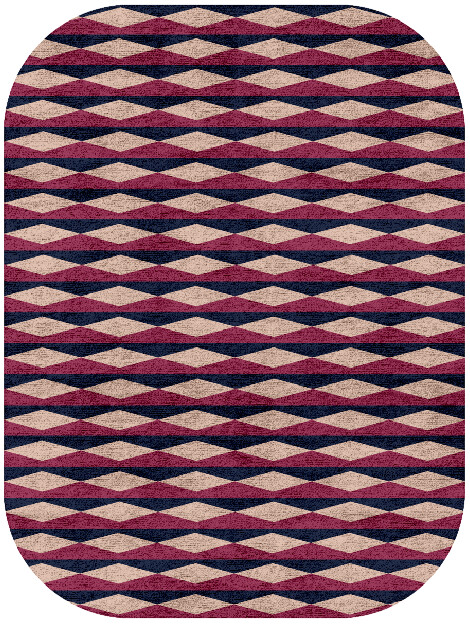 Shallot Geometric Oblong Hand Tufted Bamboo Silk Custom Rug by Rug Artisan