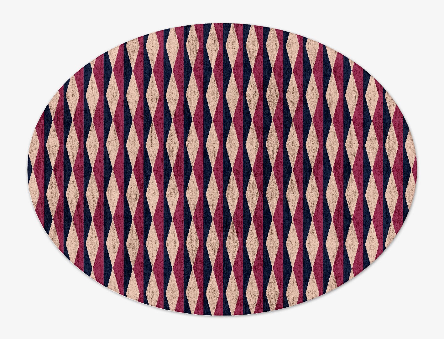 Shallot Geometric Oval Hand Tufted Bamboo Silk Custom Rug by Rug Artisan