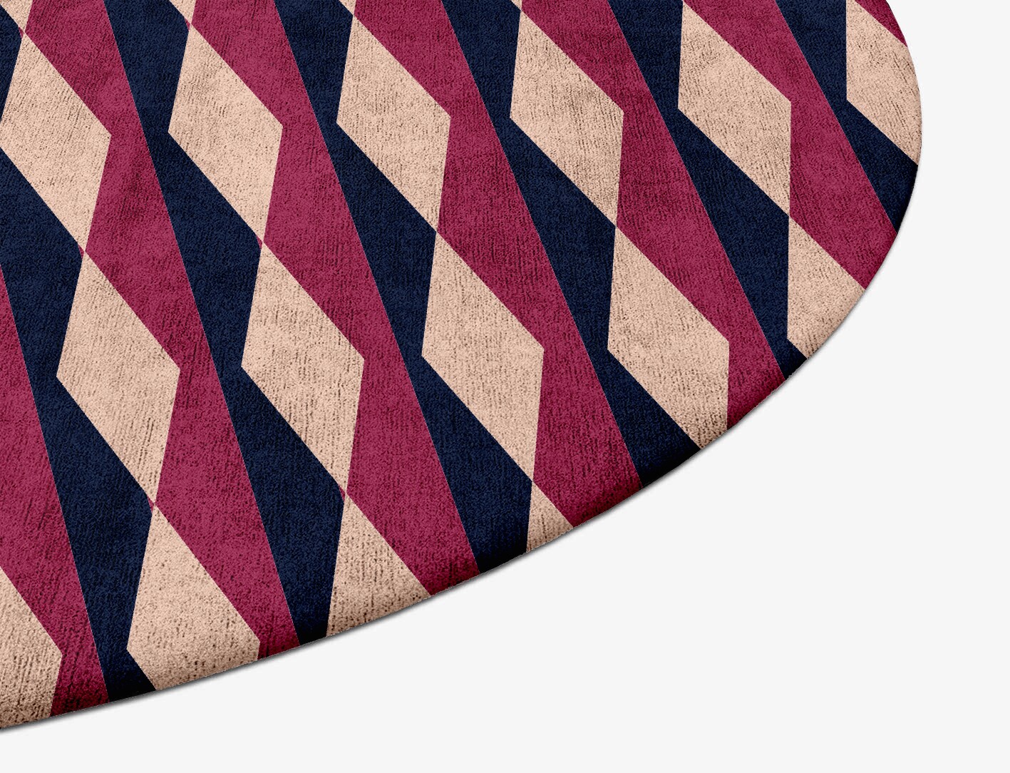Shallot Geometric Oval Hand Tufted Bamboo Silk Custom Rug by Rug Artisan