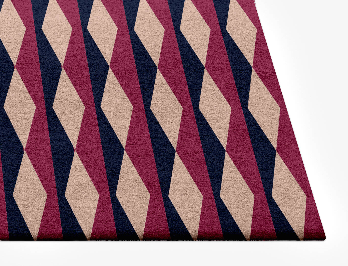 Shallot Geometric Rectangle Hand Tufted Pure Wool Custom Rug by Rug Artisan