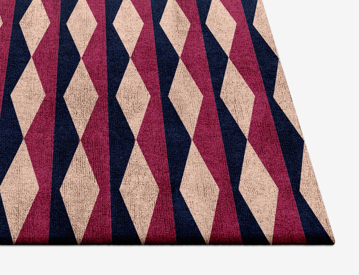 Shallot Geometric Square Hand Tufted Bamboo Silk Custom Rug by Rug Artisan