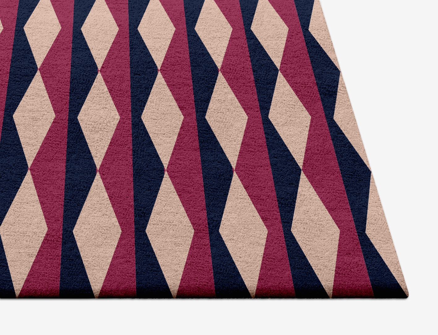 Shallot Geometric Square Hand Tufted Pure Wool Custom Rug by Rug Artisan