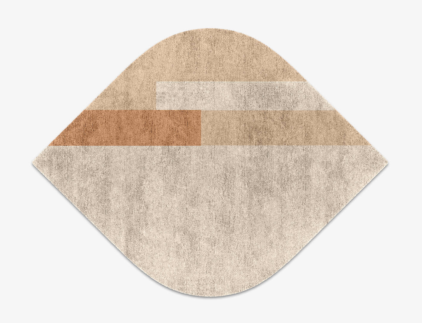 Shashin  Ogee Hand Knotted Bamboo Silk Custom Rug by Rug Artisan