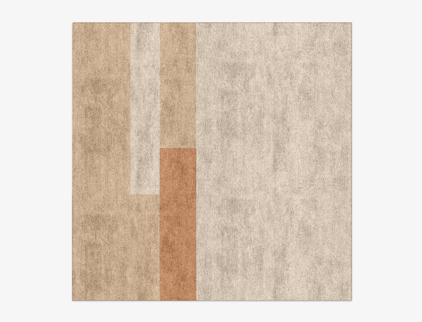 Shashin  Square Hand Knotted Bamboo Silk Custom Rug by Rug Artisan