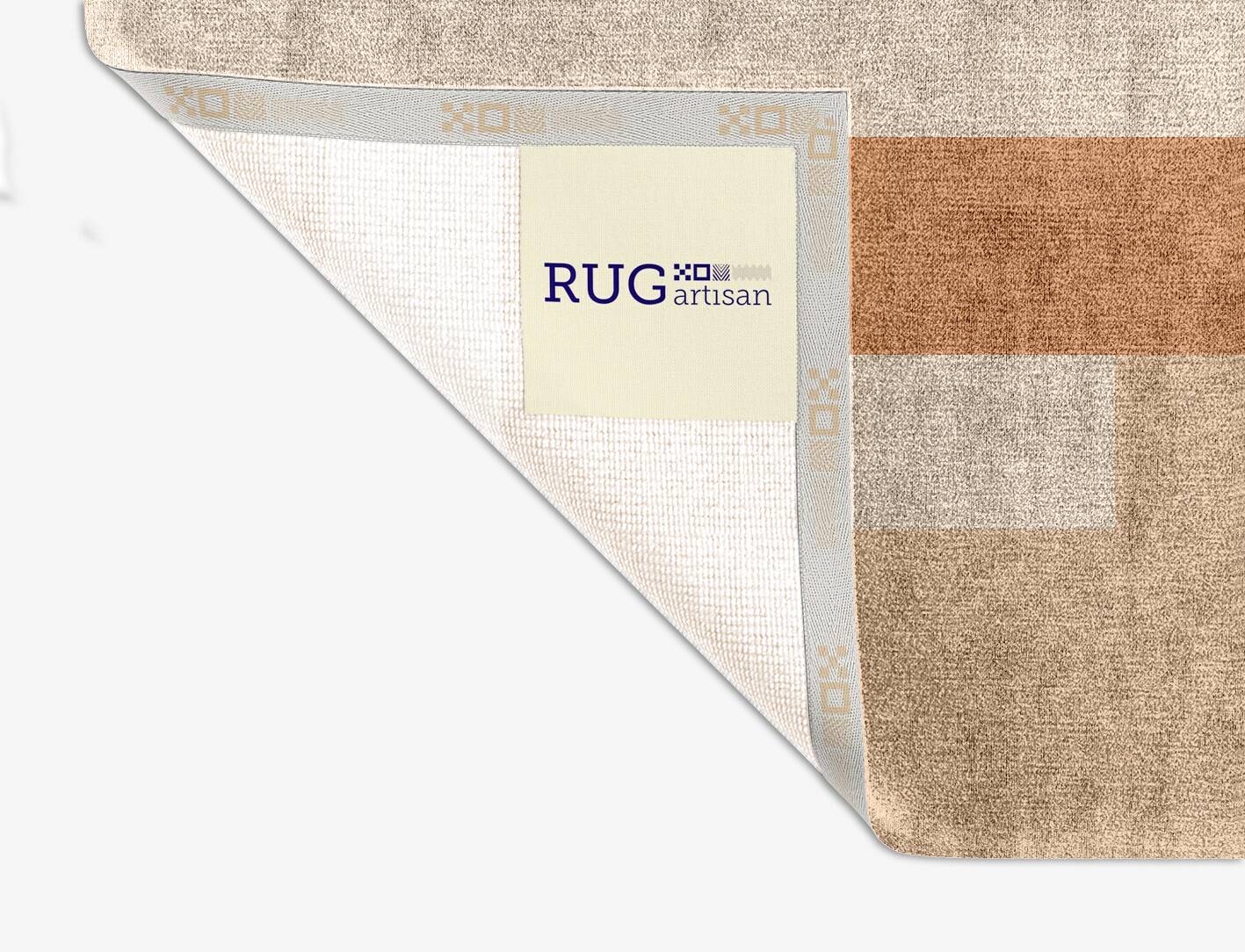 Shashin  Square Hand Knotted Bamboo Silk Custom Rug by Rug Artisan