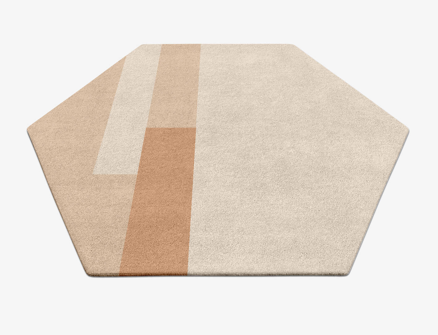 Shashin  Hexagon Hand Tufted Pure Wool Custom Rug by Rug Artisan