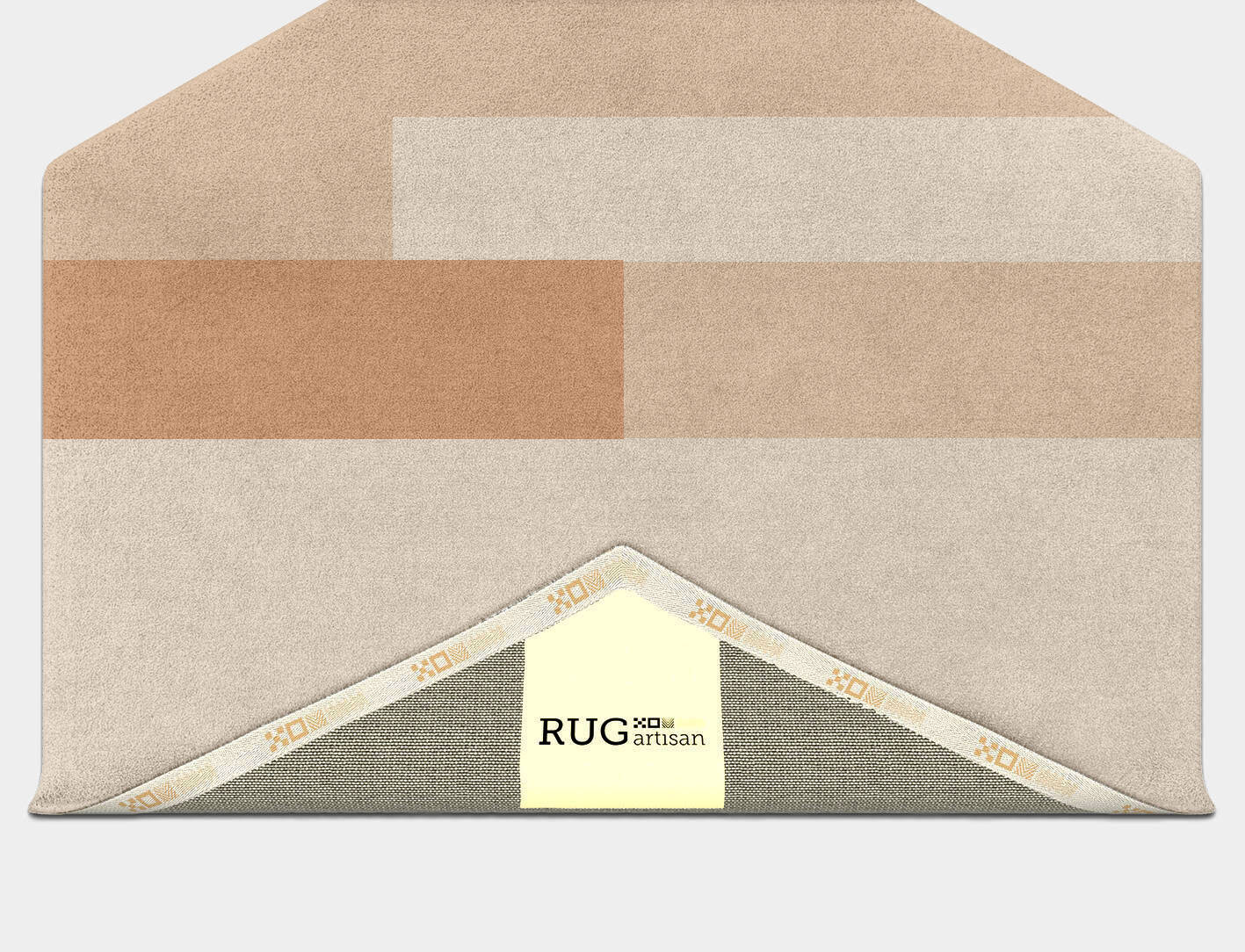 Shashin  Hexagon Hand Tufted Pure Wool Custom Rug by Rug Artisan