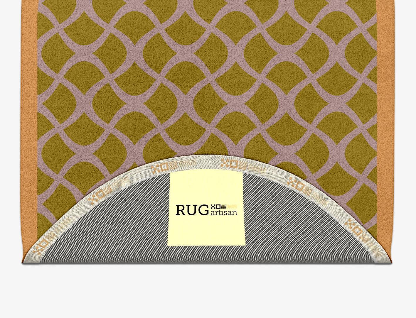 Shell Geometric Capsule Hand Tufted Pure Wool Custom Rug by Rug Artisan