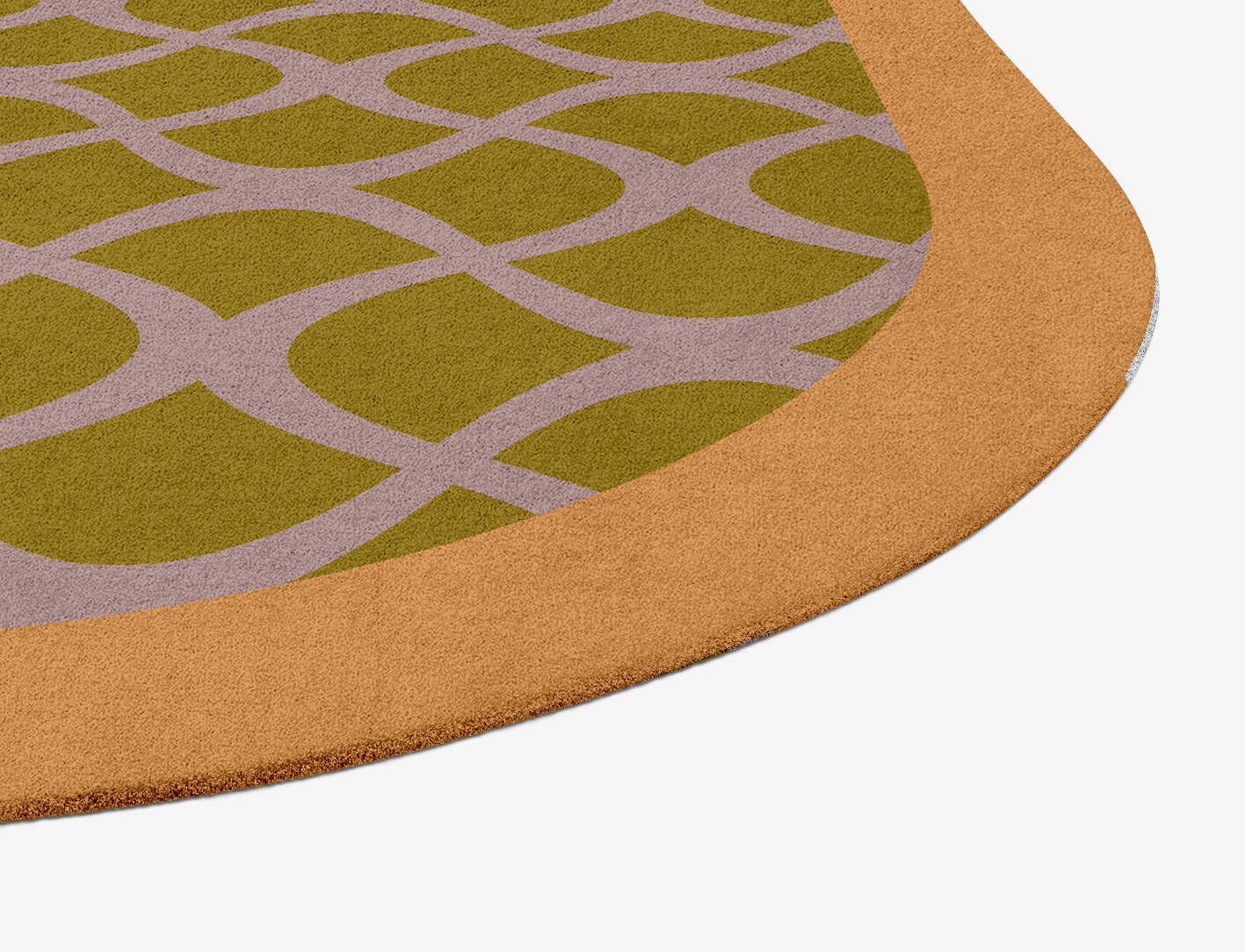Shell Geometric Oblong Hand Tufted Pure Wool Custom Rug by Rug Artisan