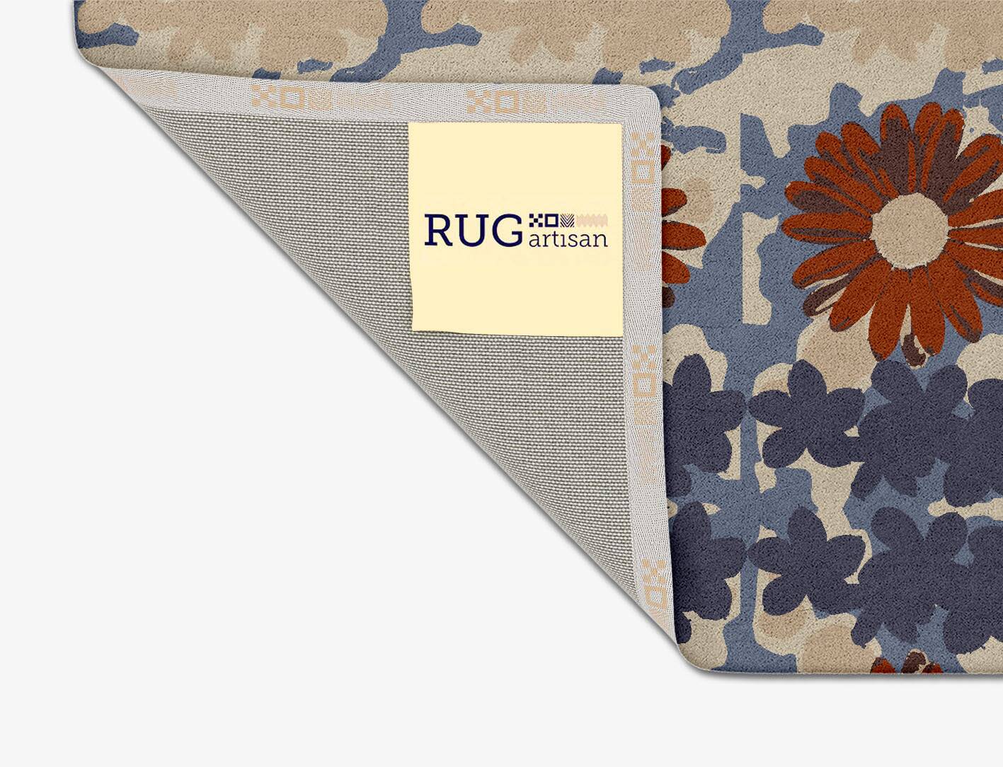 Shrubbery Floral Square Hand Tufted Pure Wool Custom Rug by Rug Artisan