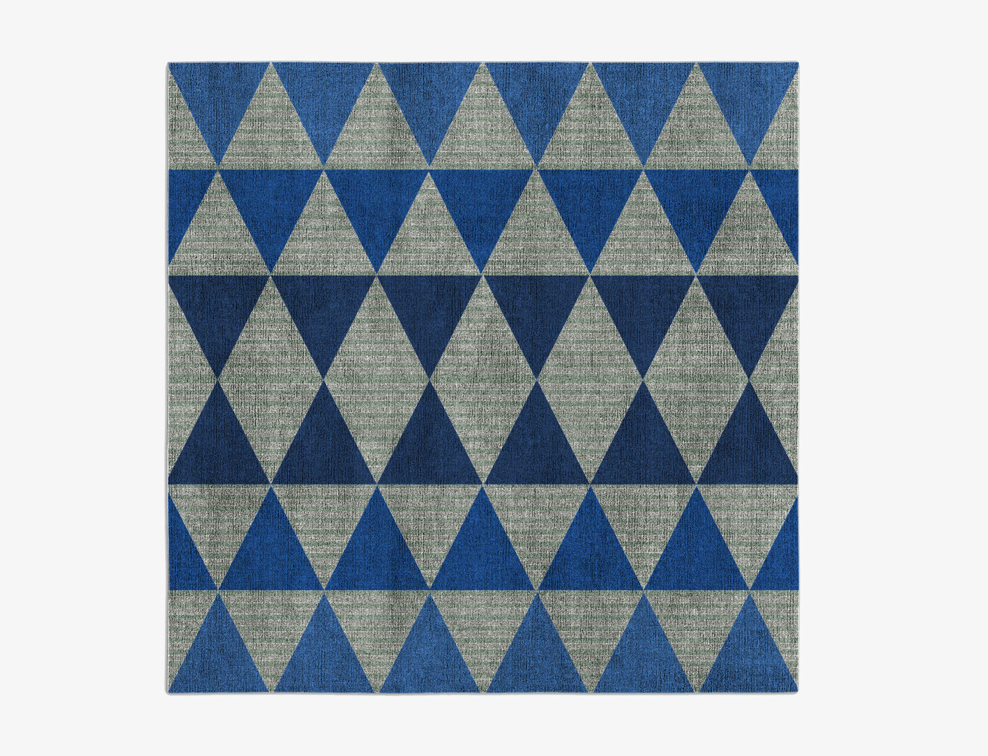 Sierra Geometric Square Flatweave Bamboo Silk Custom Rug by Rug Artisan