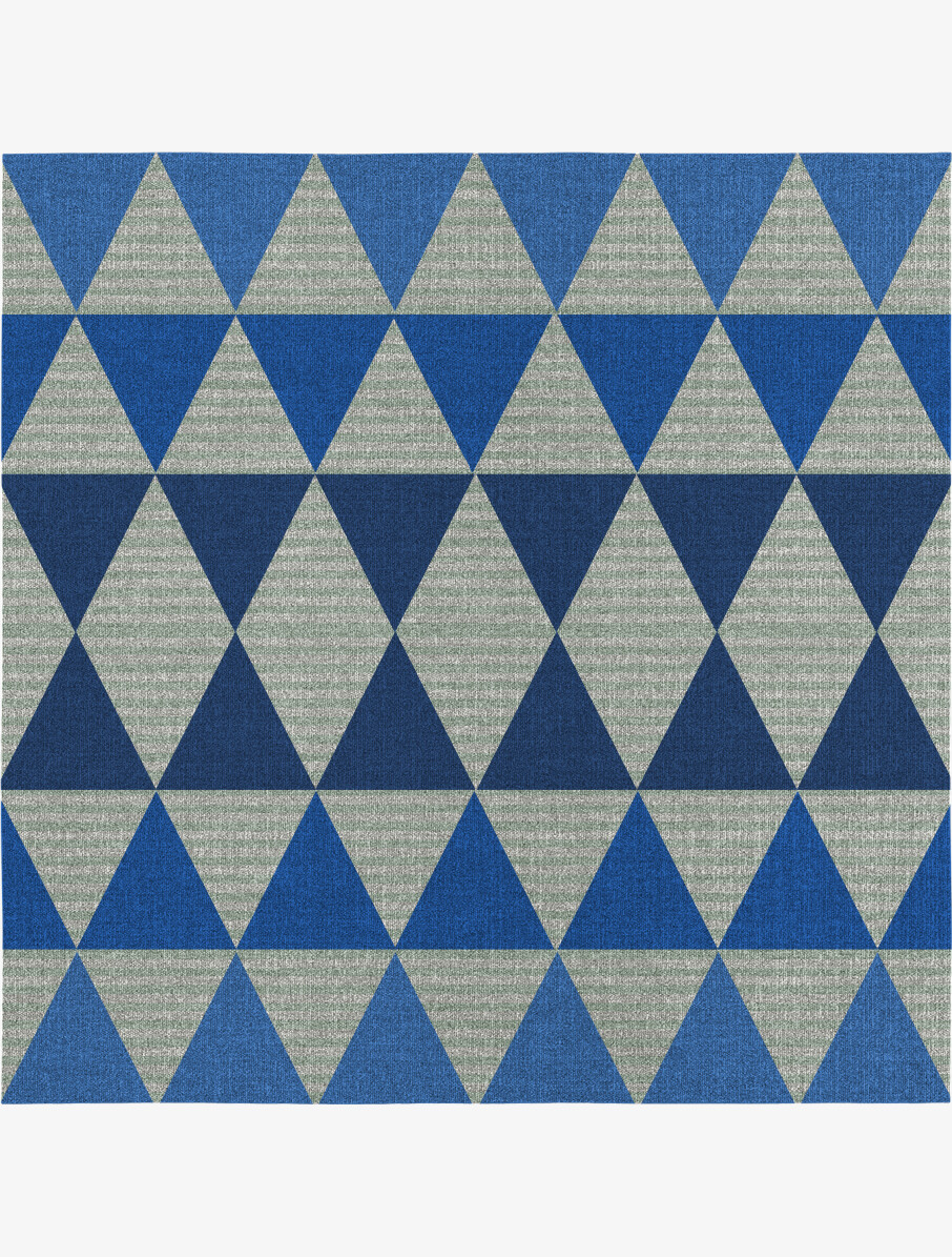 Sierra Geometric Square Flatweave New Zealand Wool Custom Rug by Rug Artisan