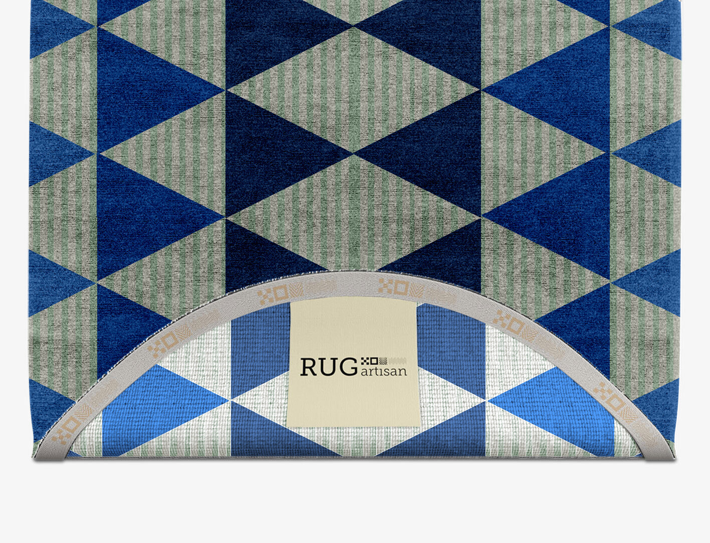 Sierra Geometric Capsule Hand Knotted Bamboo Silk Custom Rug by Rug Artisan
