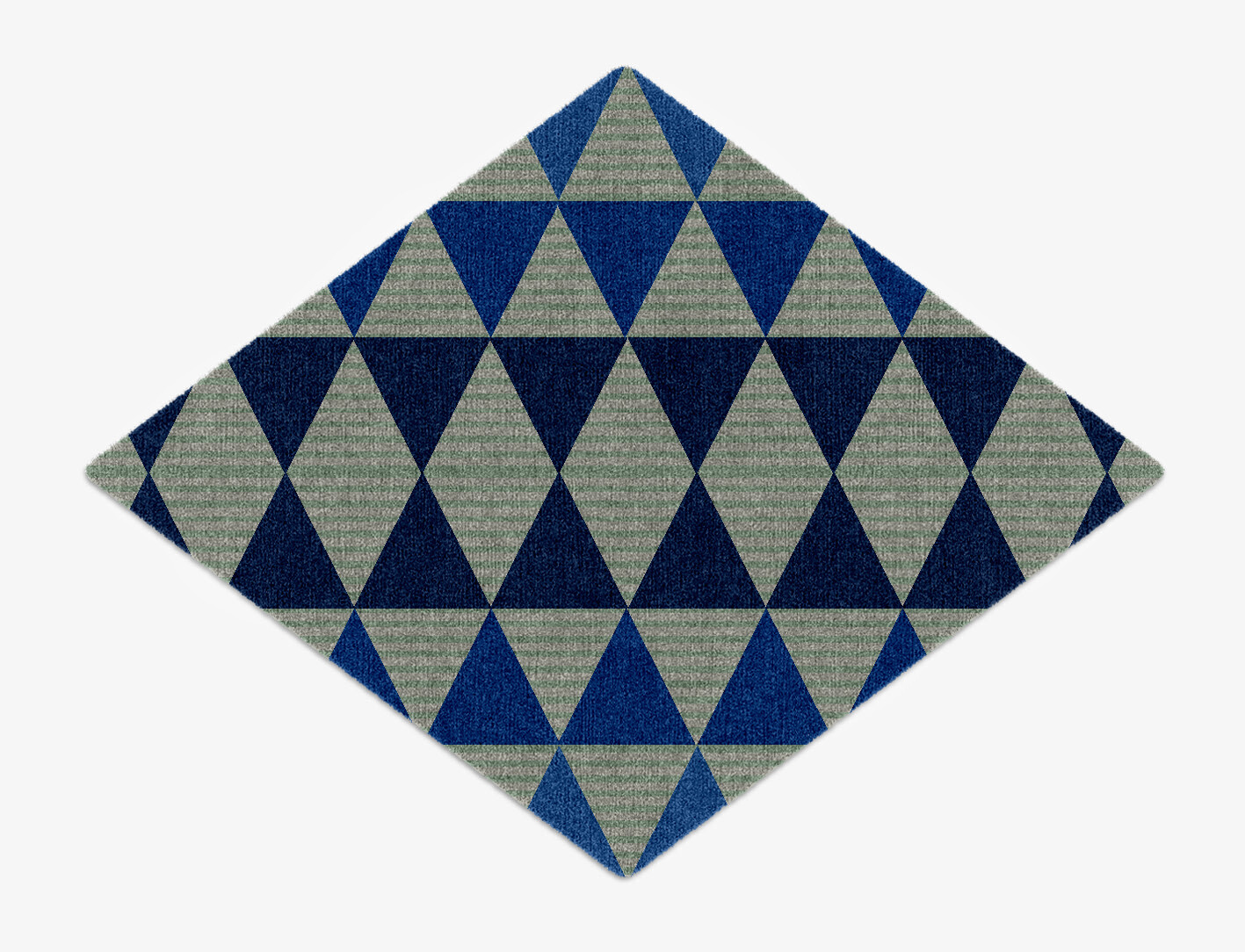Sierra Geometric Diamond Hand Knotted Tibetan Wool Custom Rug by Rug Artisan
