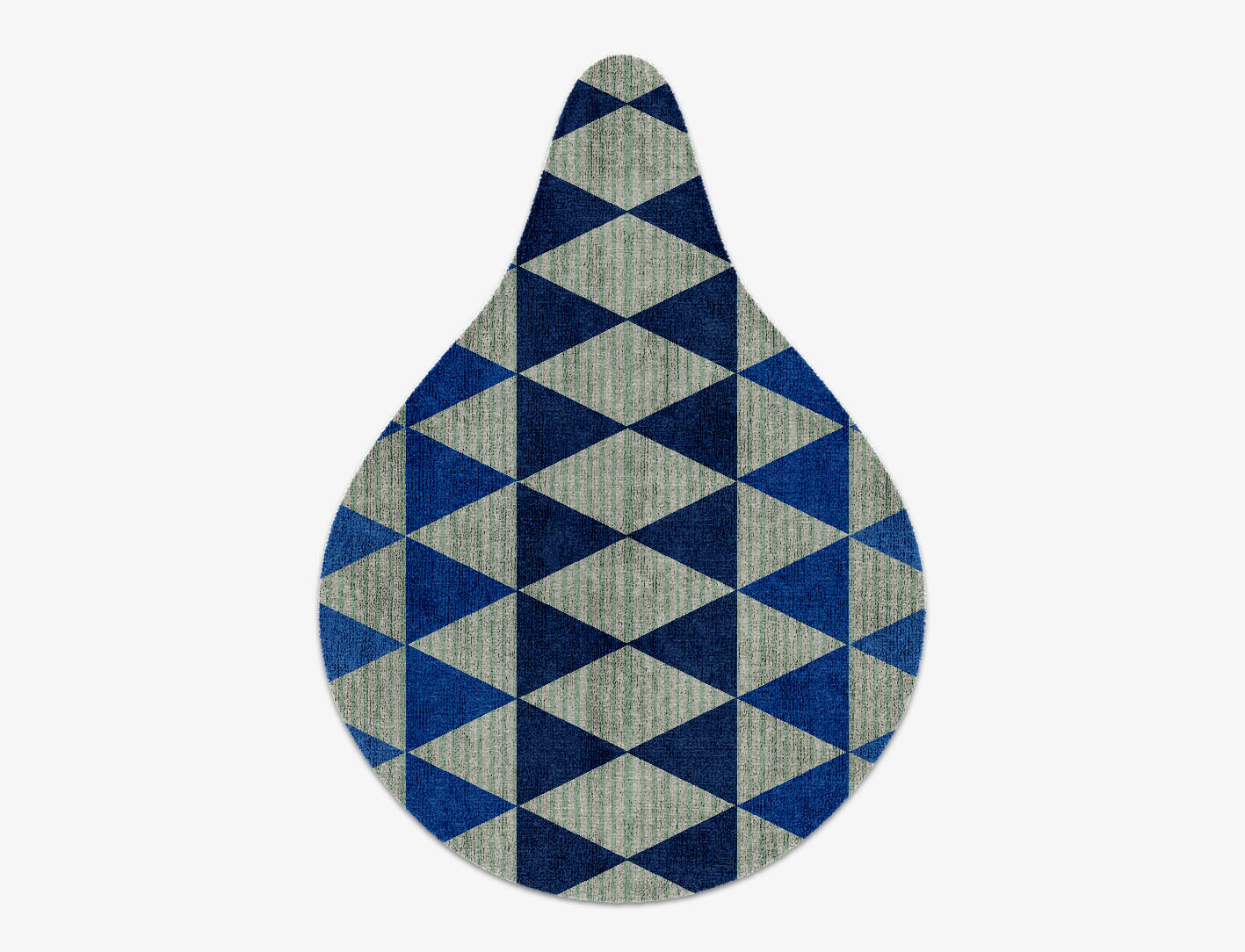 Sierra Geometric Drop Hand Knotted Bamboo Silk Custom Rug by Rug Artisan