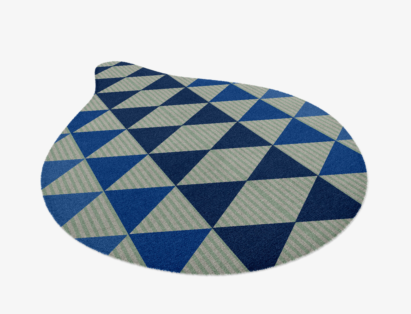 Sierra Geometric Drop Hand Knotted Tibetan Wool Custom Rug by Rug Artisan