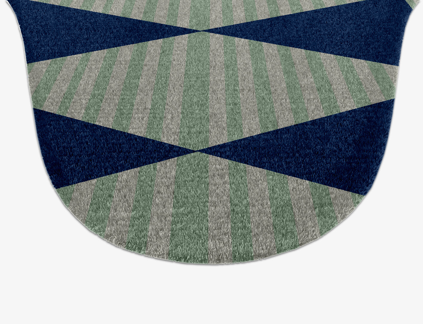 Sierra Geometric Drop Hand Knotted Tibetan Wool Custom Rug by Rug Artisan