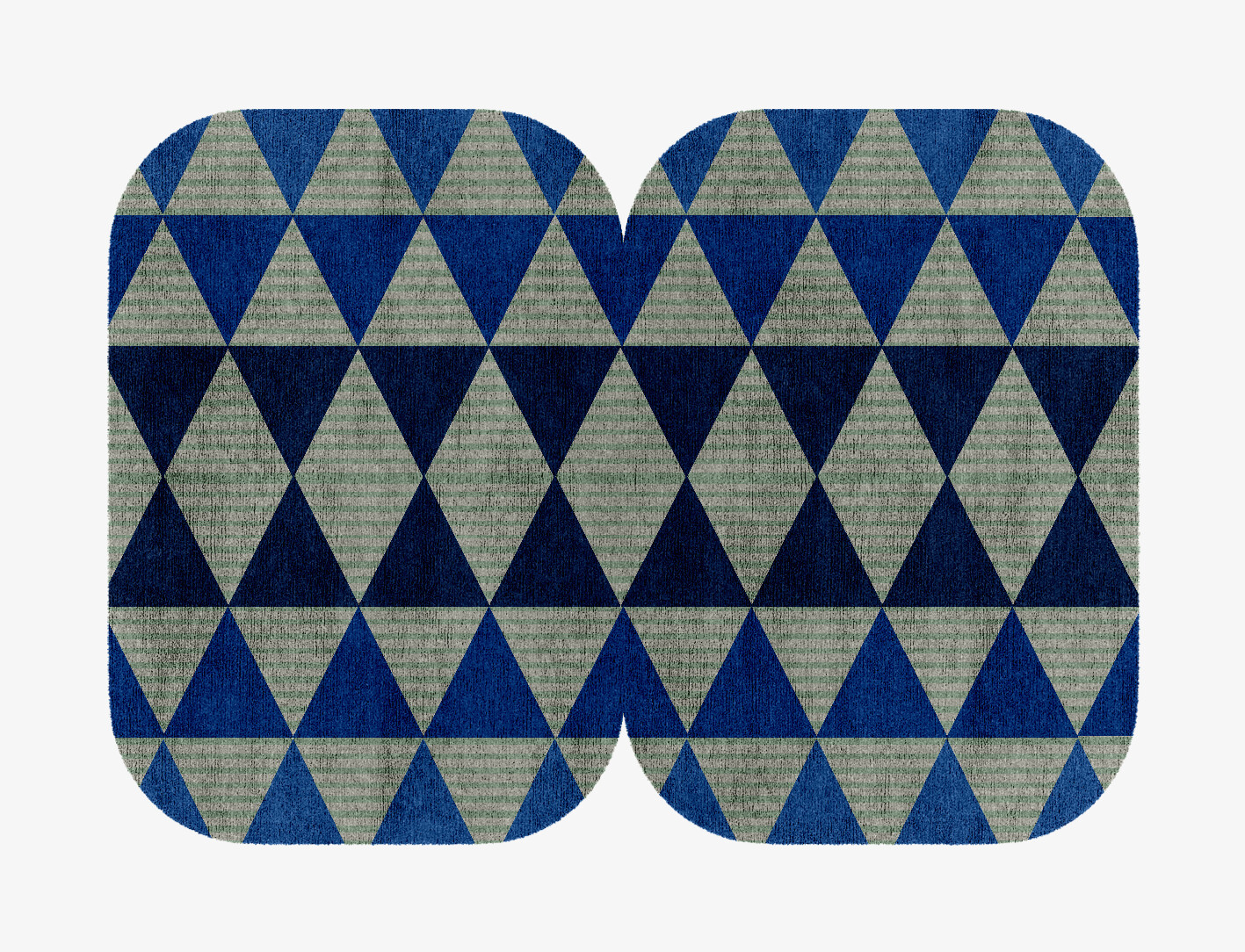 Sierra Geometric Eight Hand Knotted Bamboo Silk Custom Rug by Rug Artisan