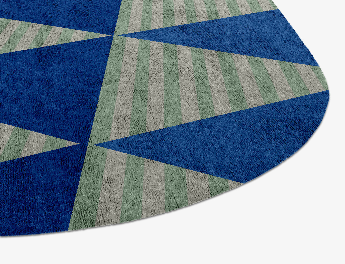 Sierra Geometric Eight Hand Knotted Bamboo Silk Custom Rug by Rug Artisan