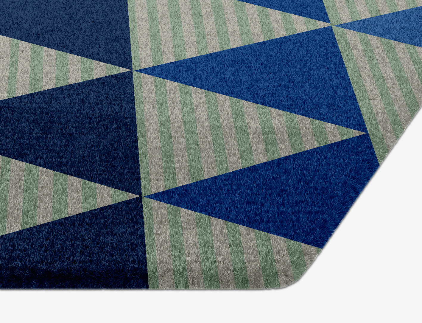 Sierra Geometric Hexagon Hand Knotted Tibetan Wool Custom Rug by Rug Artisan