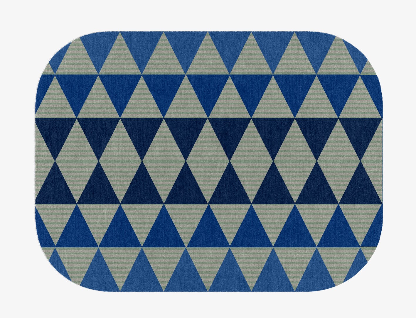 Sierra Geometric Oblong Hand Knotted Tibetan Wool Custom Rug by Rug Artisan