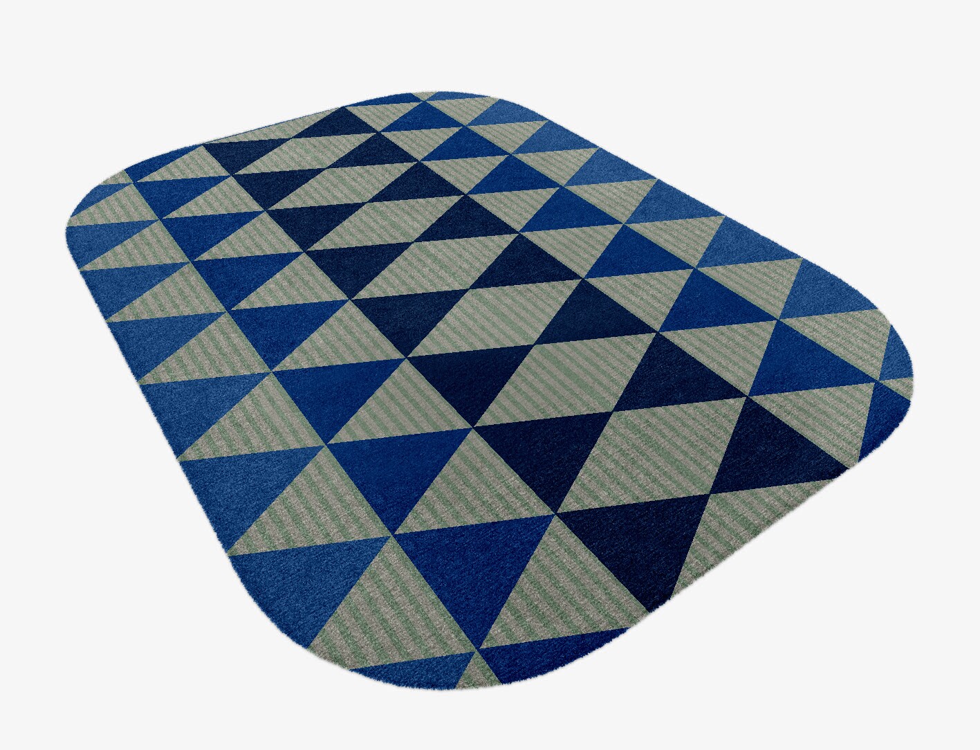Sierra Geometric Oblong Hand Knotted Tibetan Wool Custom Rug by Rug Artisan